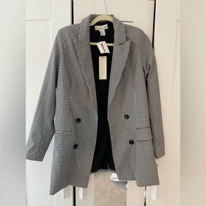 *NWT* RACHEL ZOE Gingham Plaid Blazer